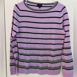 Talbots  Striped Crew Neck Sweater